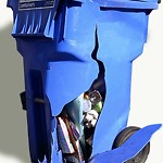 Recycling Can - Residential New Construction (Blue Can) at 1813 Ruddy Ct