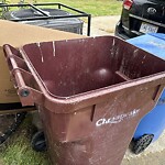 Trash Can - Replacement (Brown Can) at 4005 Sloop Trail